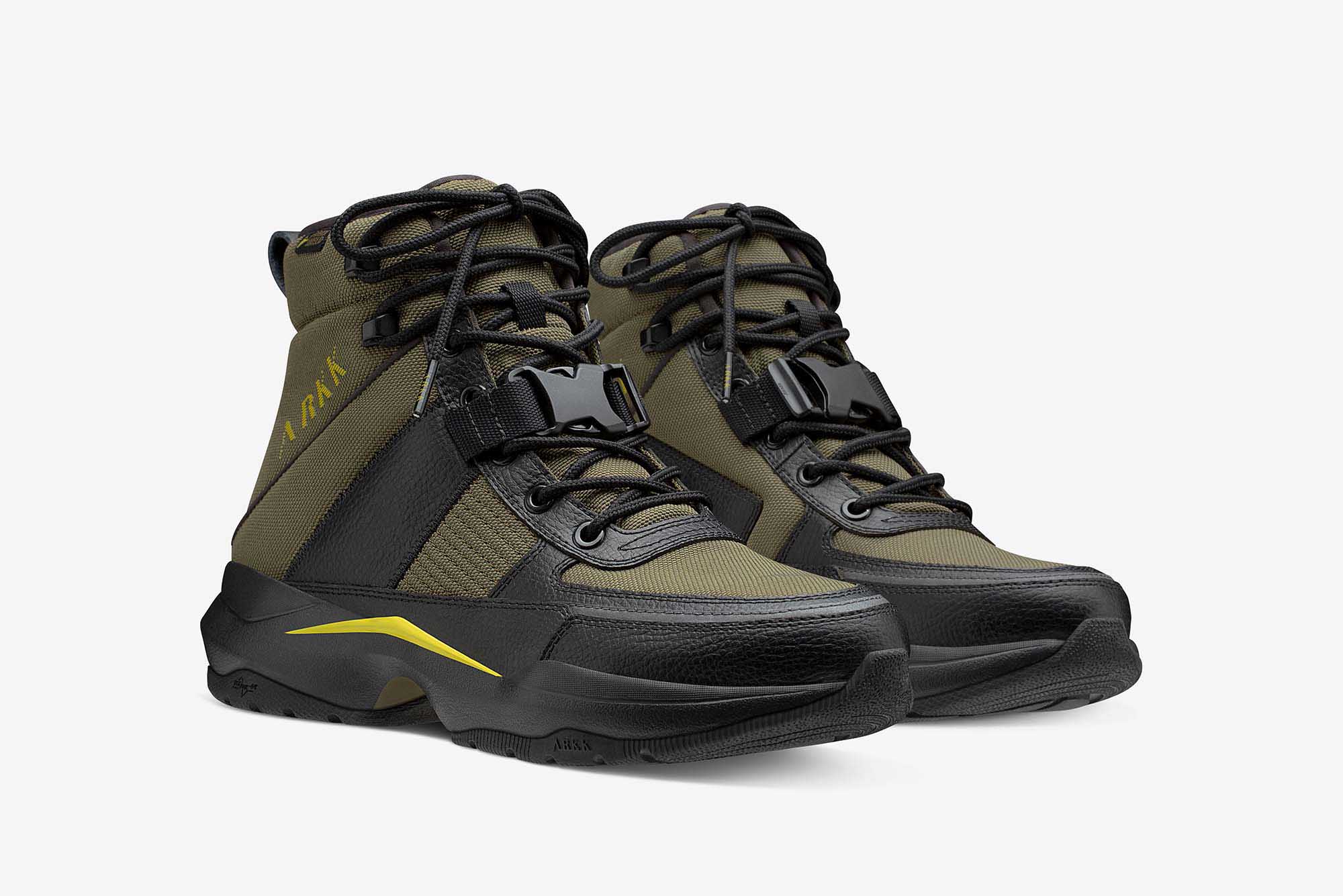 ARKK Collection Zeatrk Nylon HL T-G9 Moss Green Black - Men Zeatrek